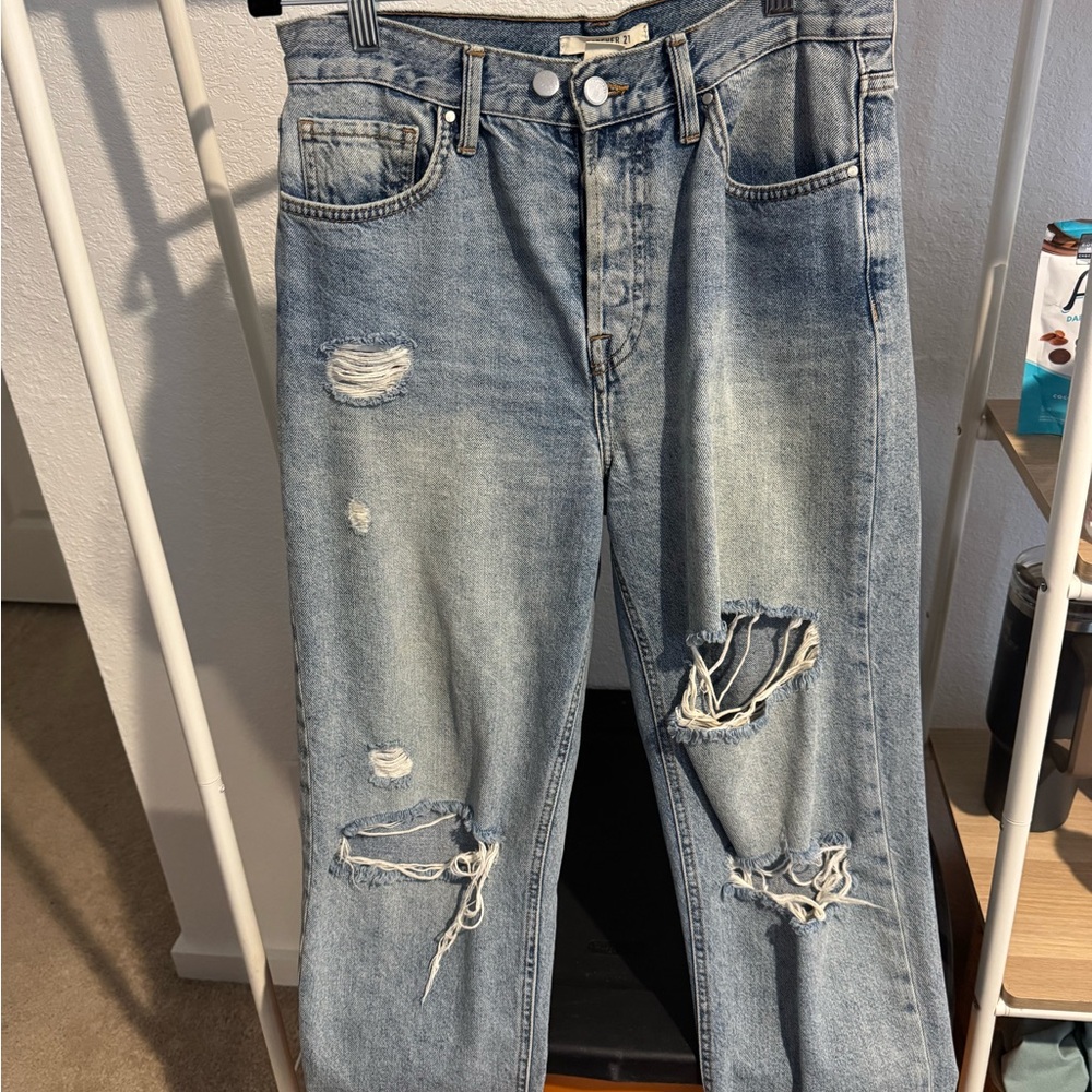 Forever 21 Light Blue Denim Jeans